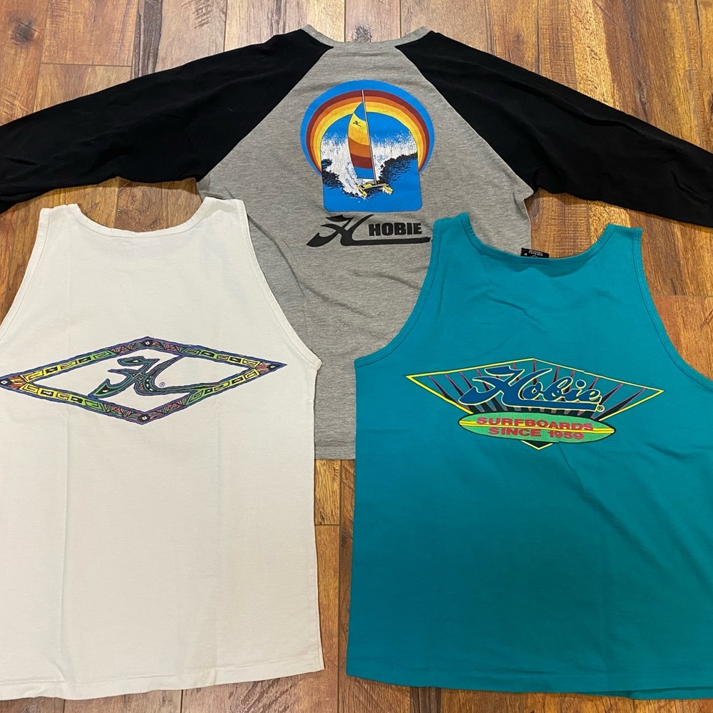 Hobie T shirt and tank top bundle